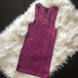4/$12 American Eagle Lace Cotton Tank